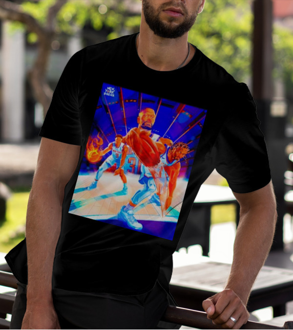 New York Forever Basketball Fireball Legends Stadium Action T-Shirt