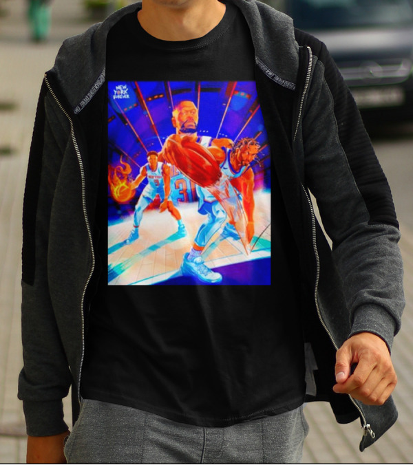 New York Forever Basketball Fireball Legends Stadium Action T-Shirt