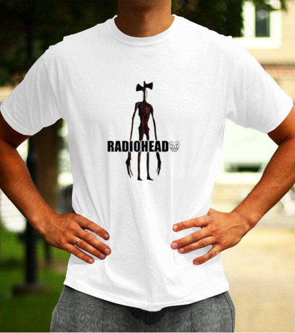 RADIOHEAD Alien Creature Illustration Band T-Shirt