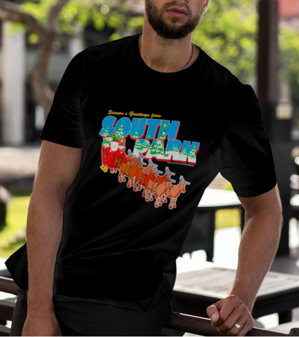 Season's Greetings From South Park Christmas Reindeer T-Shirt