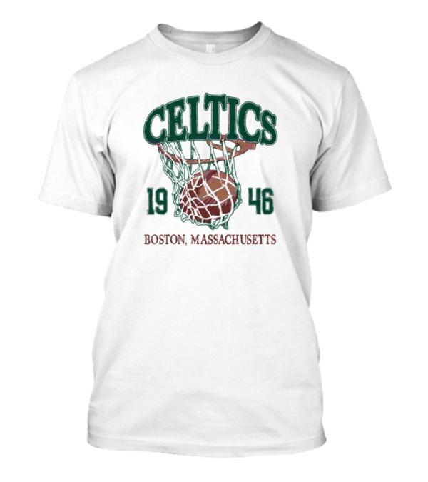 Celtics Basketball Boston Massachusetts 1946 T-Shirt