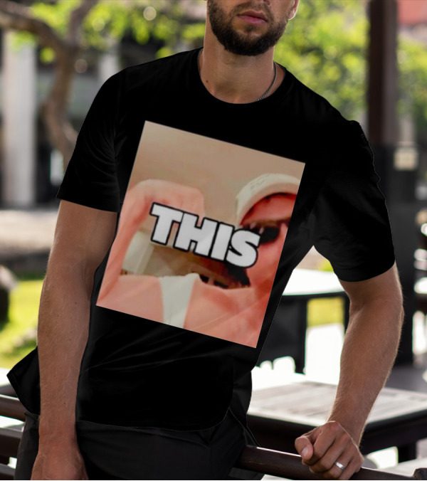 Dave Portnoy This Elio Imbornone Sunglasses Flexing T-Shirt