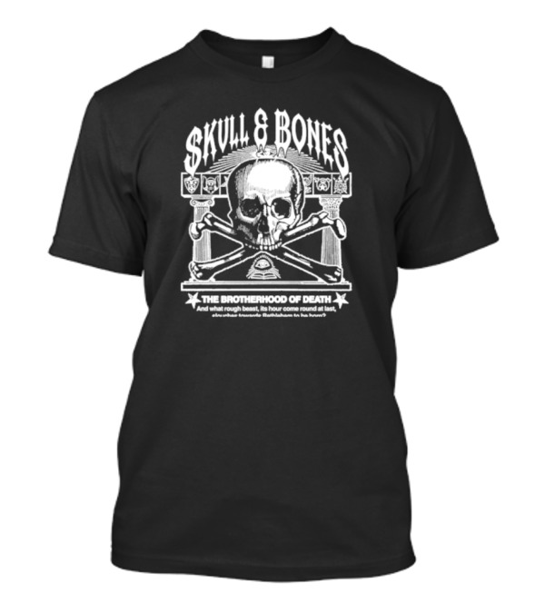 Skull And Bones Brotherhood Of Death Symbolic Emblem T-Shirt