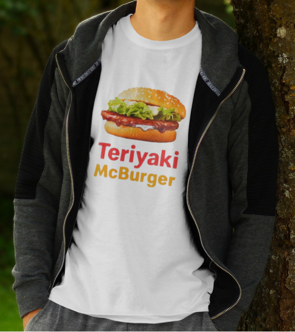 Teriyaki McBurger Sesame Bun Lettuce Sauce T-Shirt