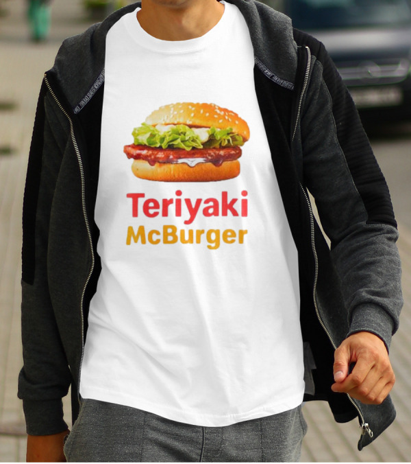 Teriyaki McBurger Sesame Bun Lettuce Sauce T-Shirt