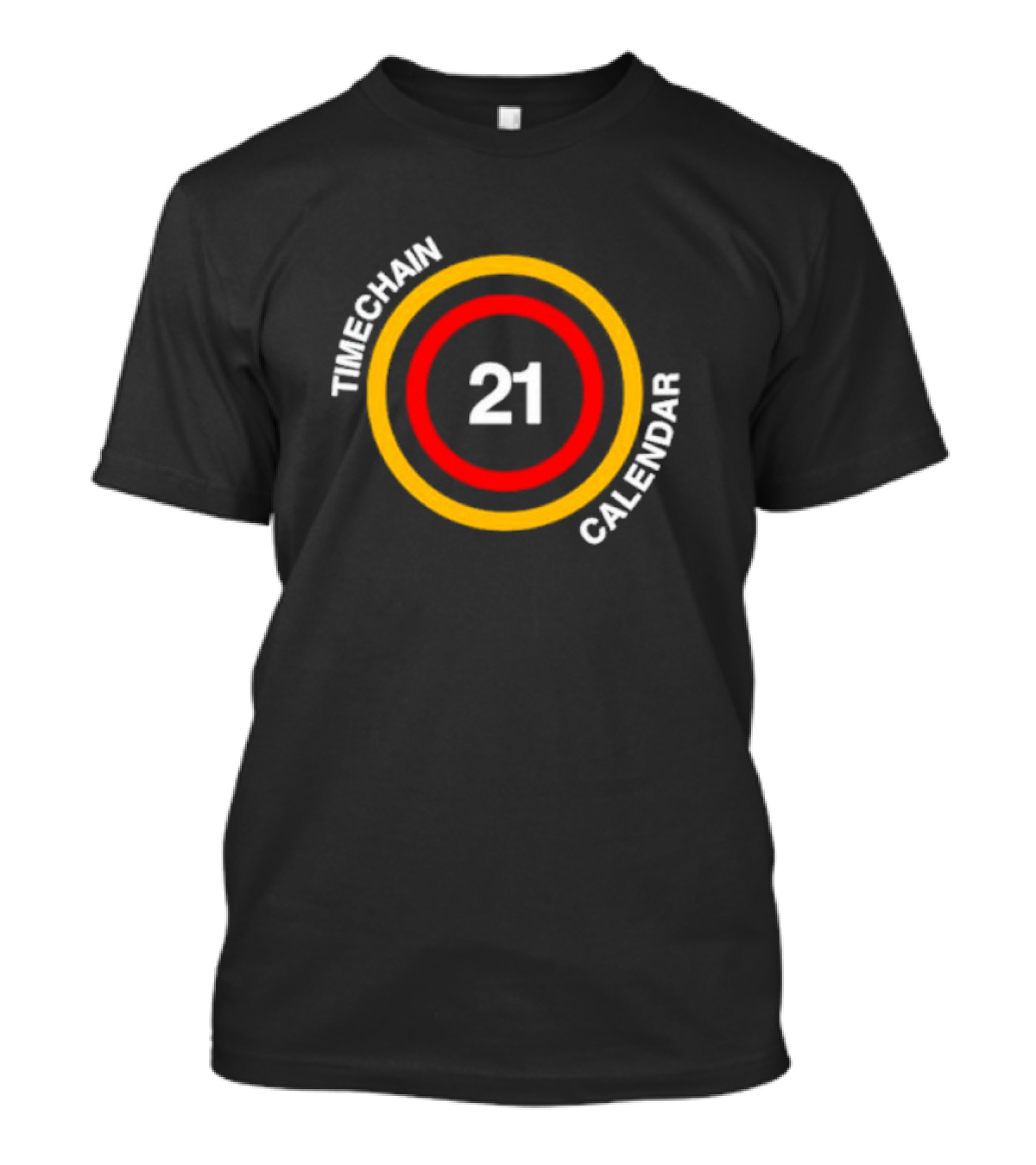 Timechain Calendar 21 Circles T-Shirt
