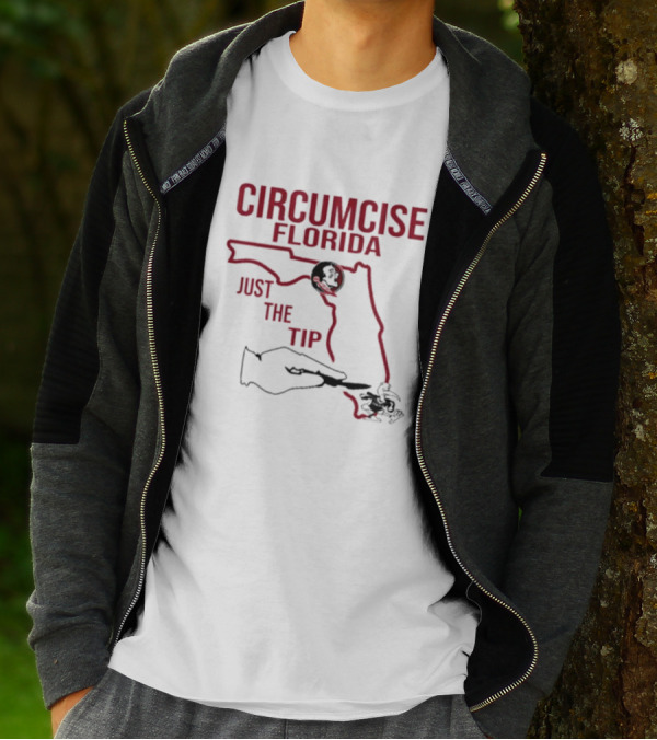 Circumcise Florida Just The Tip Map T-Shirt