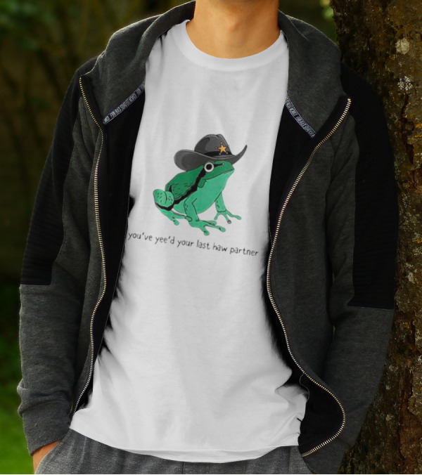 Frogs Cowboys You've Yee'd Your Last Haw Partner Deputy Sheriff Frog T-Shirt