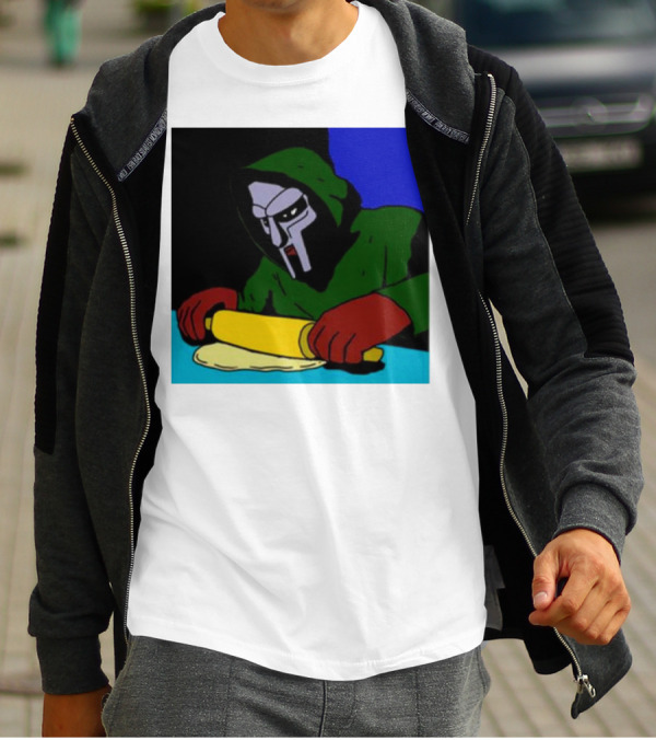 Mf Doom Bistro Rolling Dough Masked Chef Scene T-Shirt