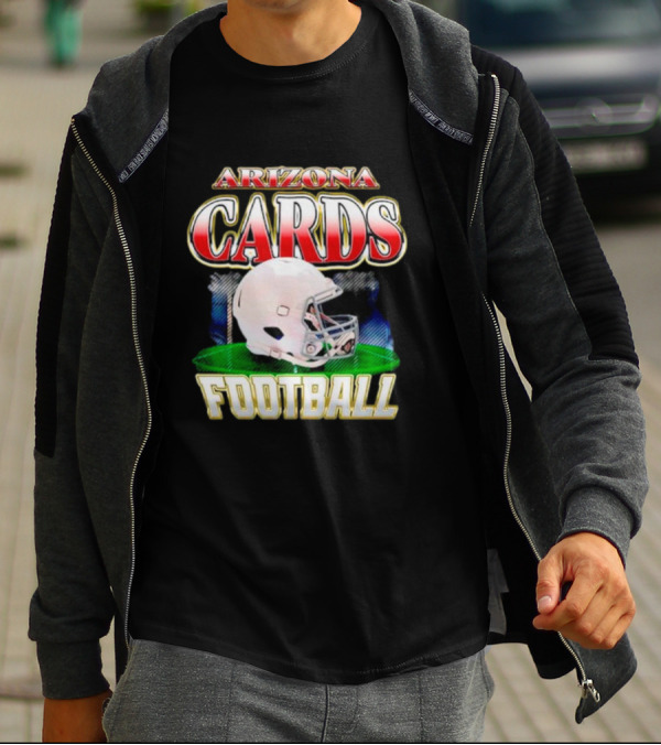 ARIZONA CARDS FOOTBALL HELMET SPORTS FAN GEAR T-Shirt