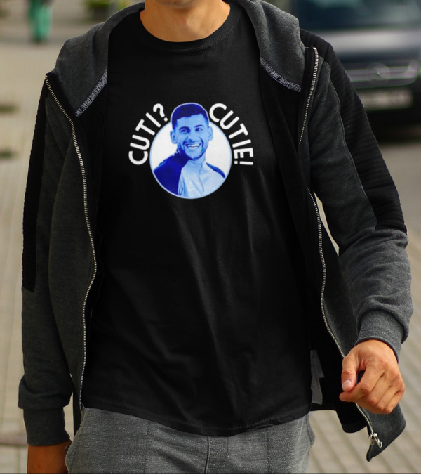 Cuti? Cutie Cristian Romero Blue T-Shirt