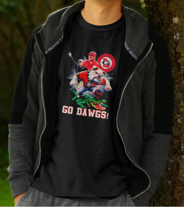 Georgia Bulldogs Go Dawgs Coaches Mascot Gator Rivalry T-Shirt