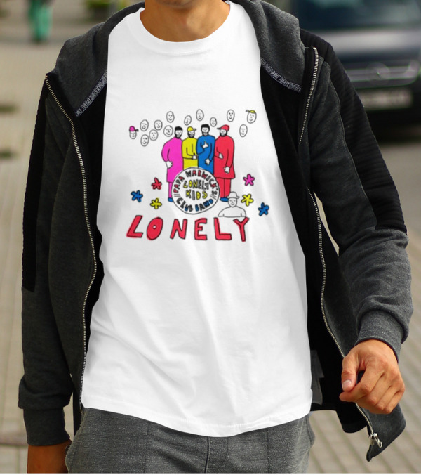 Lonely Kids Club Band Happiness Smiley Faces T-Shirt