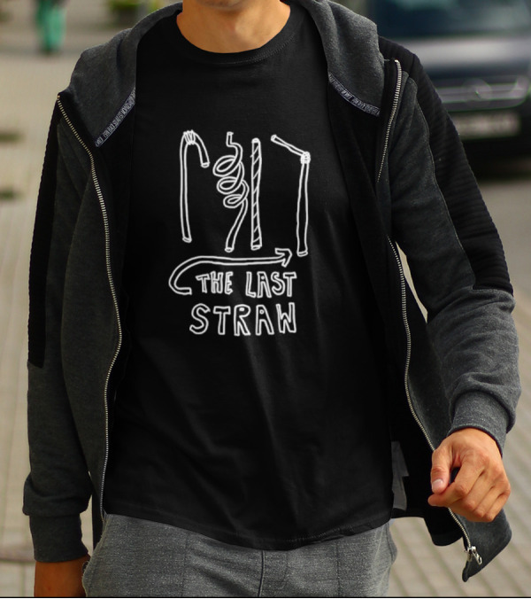 The Last Straw Illustrated Bent Straws Collection T-Shirt