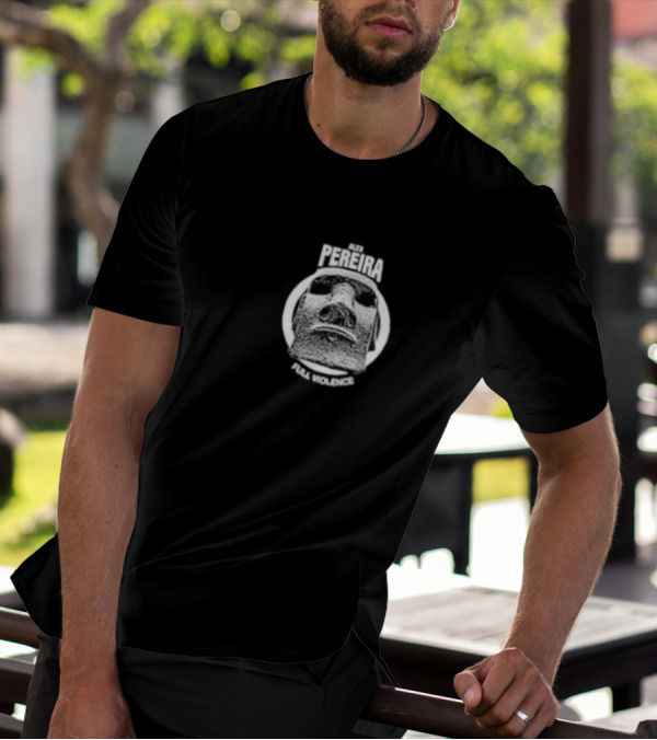 Alex Pereira Full Violence Easter Island Head T-Shirt