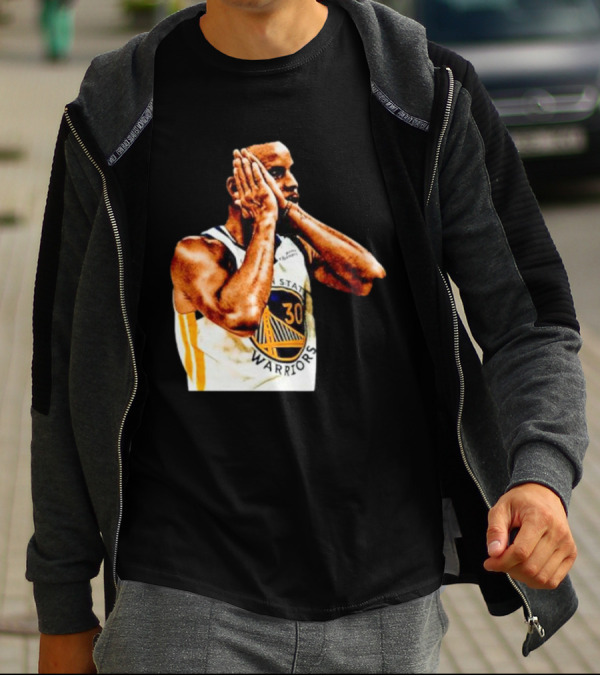 Golden State Warriors Stephen Curry Celebration Fan T-Shirt