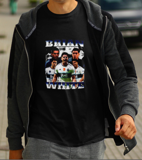 Brian White Bell Jersey Sports Collage T-Shirt