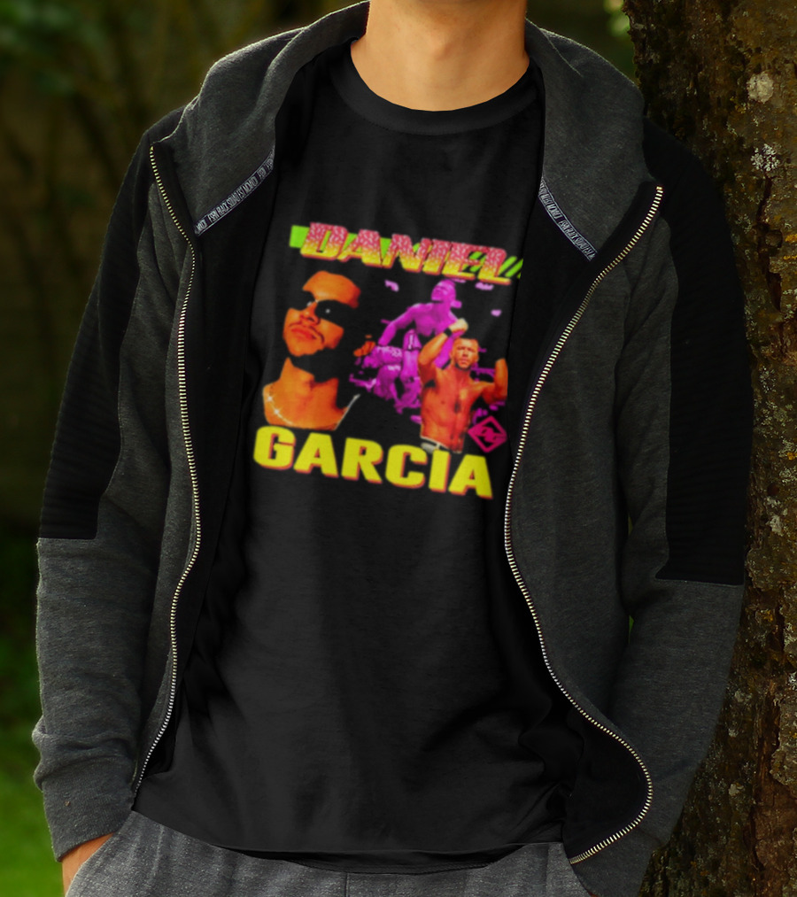 Daniel Garcia Neon Style Wrestling Action T-Shirt
