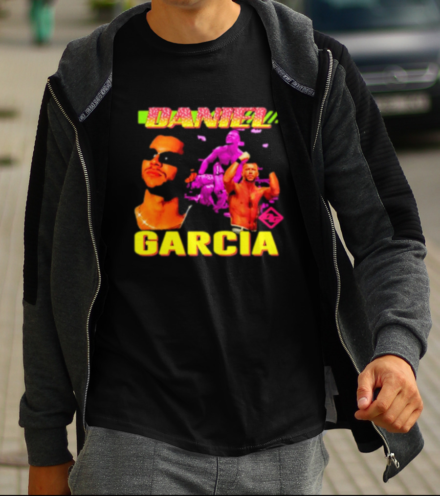 Daniel Garcia Neon Style Wrestling Action T-Shirt