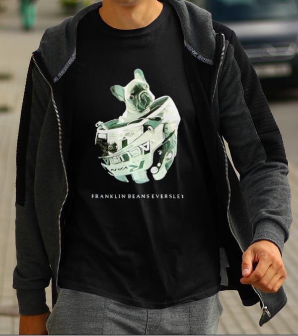 Franklin Beans Eversley Bulldog In Racing Helmet T-Shirt