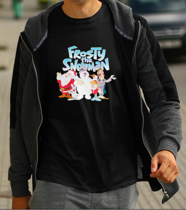 Frosty The Snowman Santa Bunny Friends T-Shirt