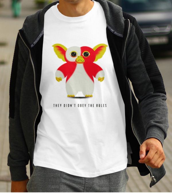 Gremlins They Didn't Obey The Rules Red And Yellow Creature T-Shirt