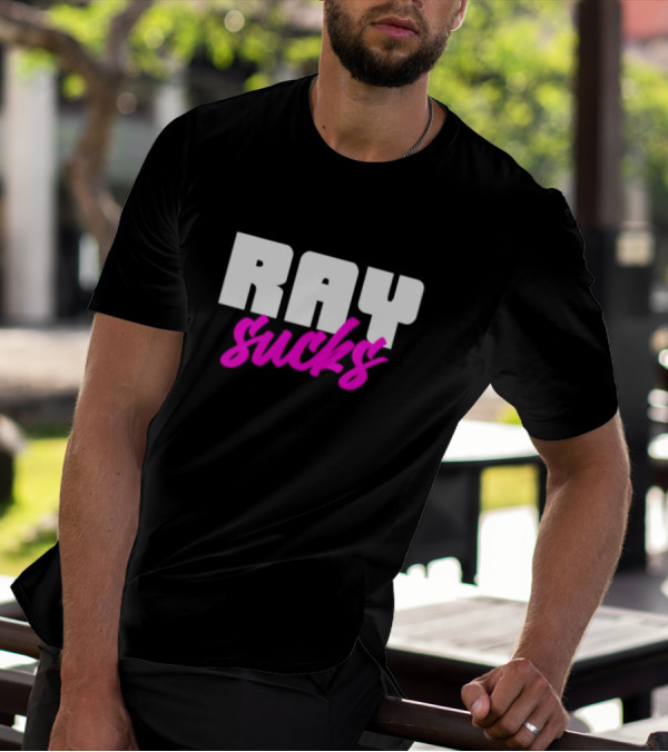 RAY SUCKS Bold Pink T-Shirt