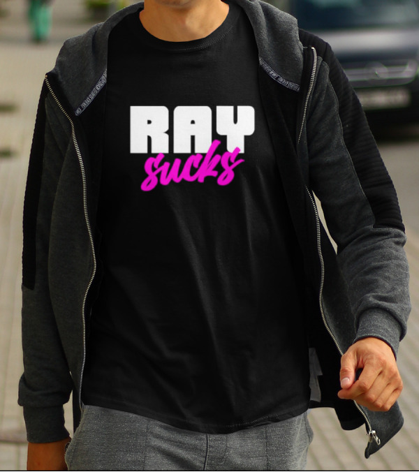 RAY SUCKS Bold Pink T-Shirt