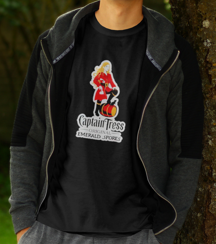 Captain Tress Original Emerald Spores T-Shirt