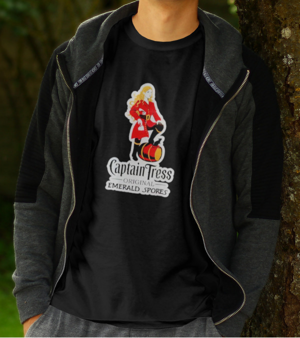 Captain Tress Original Emerald Spores T-Shirt