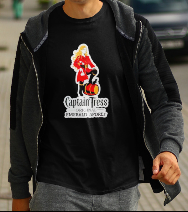 Captain Tress Original Emerald Spores T-Shirt