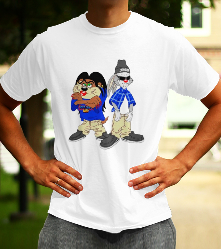 Foos Gone Wild Fooneytunez Cartoon Style Characters T-Shirt