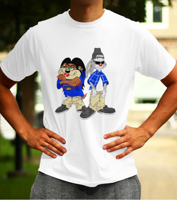 Foos Gone Wild Fooneytunez Cartoon Style Characters T-Shirt