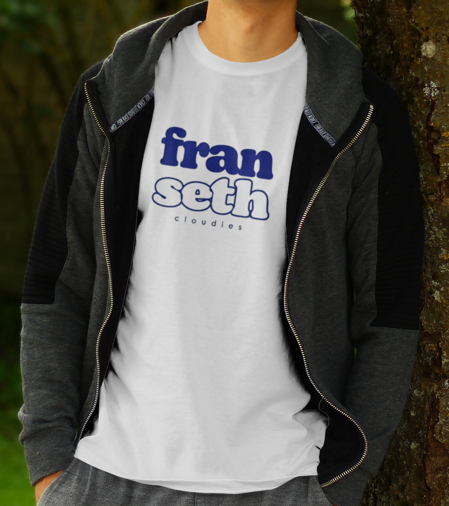Fran Seth Cloudies Classic Text T-Shirt