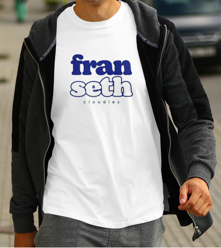 Fran Seth Cloudies Classic Text T-Shirt