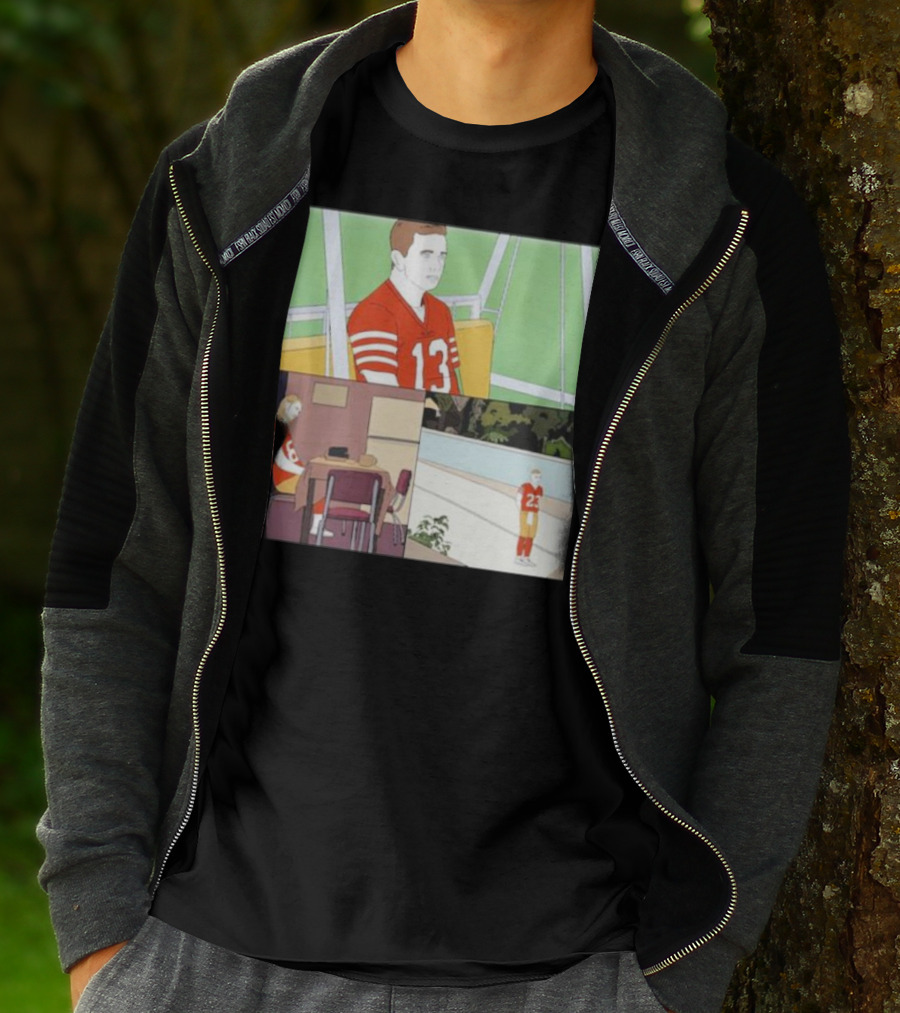 Bye Week Mood Football Reflection Trio T-Shirt