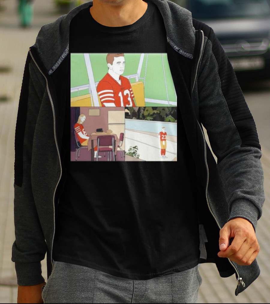 Bye Week Mood Football Reflection Trio T-Shirt