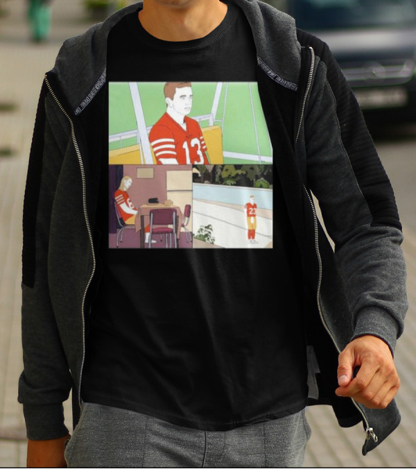 Bye Week Mood Football Reflection Trio T-Shirt