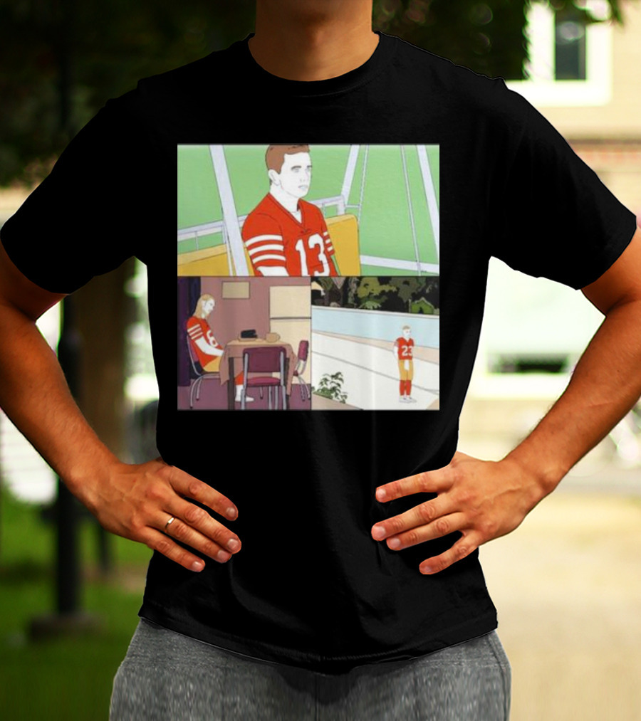 Bye Week Mood Football Reflection Trio T-Shirt
