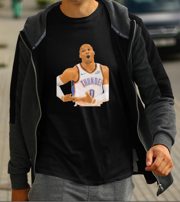 Thunder Rock The Baby Basketball Gesture Oklahoma City Thunder T-Shirt
