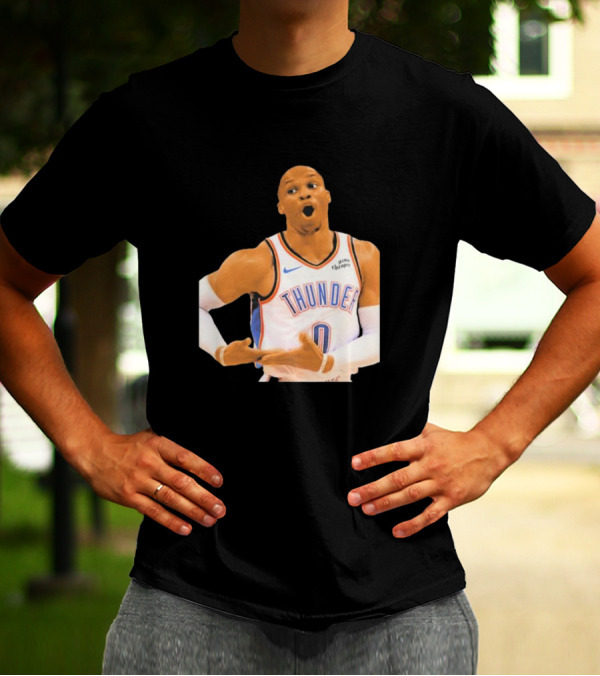 Thunder Rock The Baby Basketball Gesture Oklahoma City Thunder T-Shirt