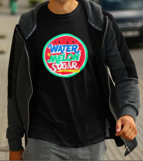 Water Melon Sugar Twinkling Watermelon Bright Fruit Circle T-Shirt