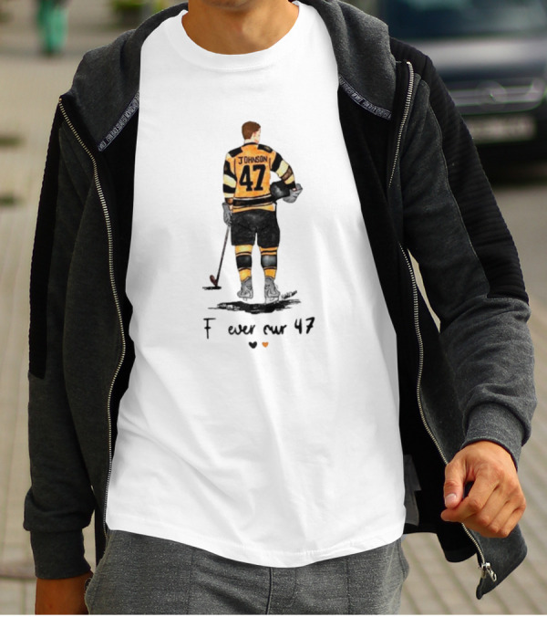 Adam Johnson Forever Our 47 Hockey T-Shirt