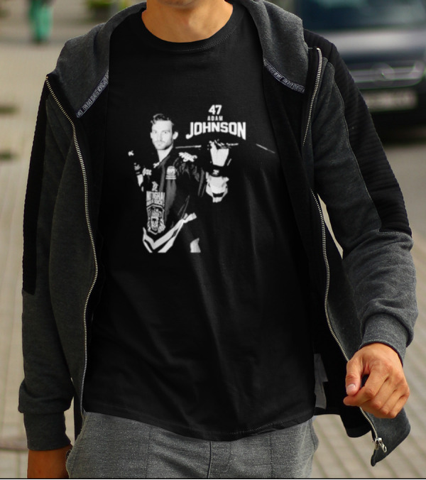 Adam Johnson 47 Memorial Ice Hockey Legend T-Shirt