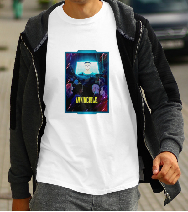 Invincible Season Two Episode One Animated Characters And Vibrant Colors T-Shirt