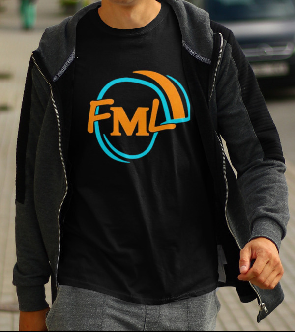 Miami Dolphins Fml Aqua Orange Football T-Shirt