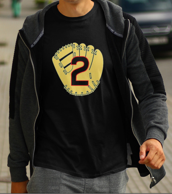 Nico Hoerner Baseball Glove Number 2 T-Shirt