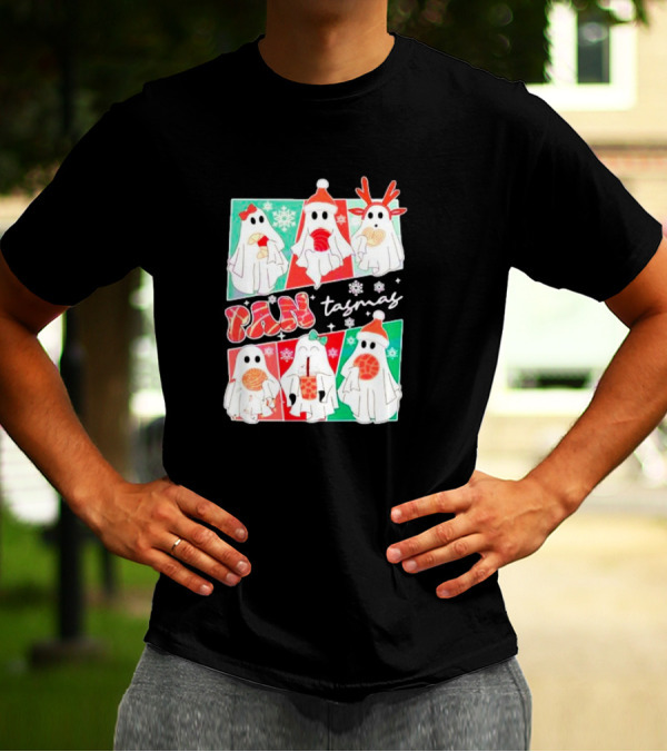 Pantasmas Ghost Christmas Santa Conchas Festive Fun T-Shirt