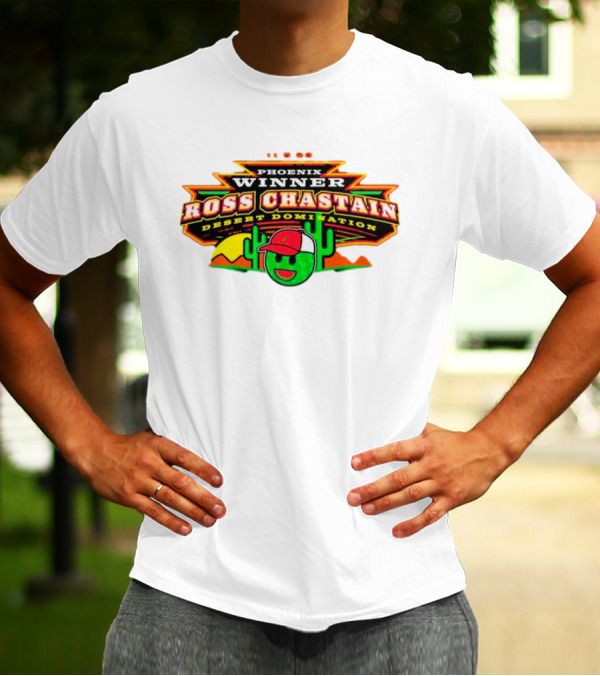 Phoenix Winner Ross Chastain Desert Domination 11.5.22 Cactus And Racing Helmet T-Shirt