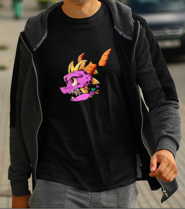 Spyro Capsule Game Adventure Dragon Fan T-Shirt